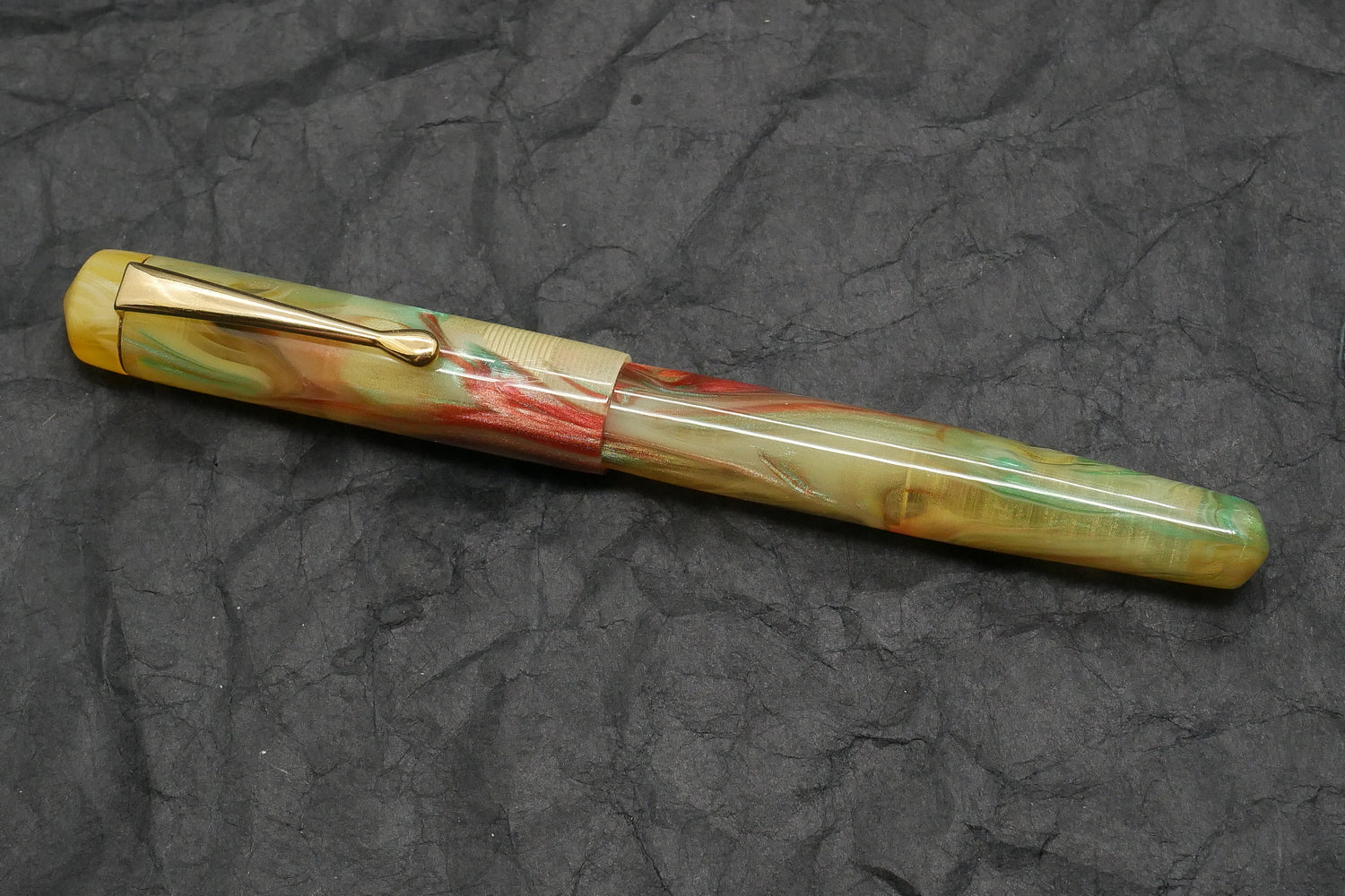 Orville - small - Corrl Creatons Mango Chutney lite resin - clip - #6 nib