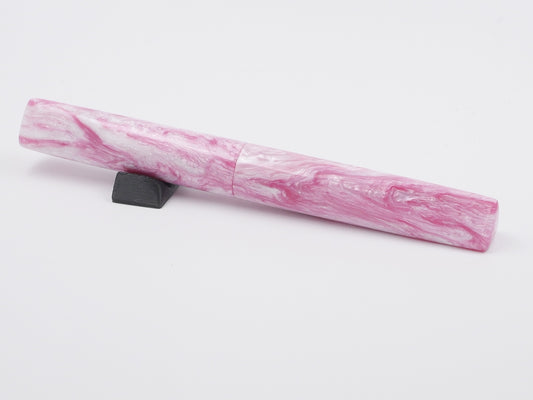 Prospector - Medium - Brooks Pink n White resin - Jowo #6 nib