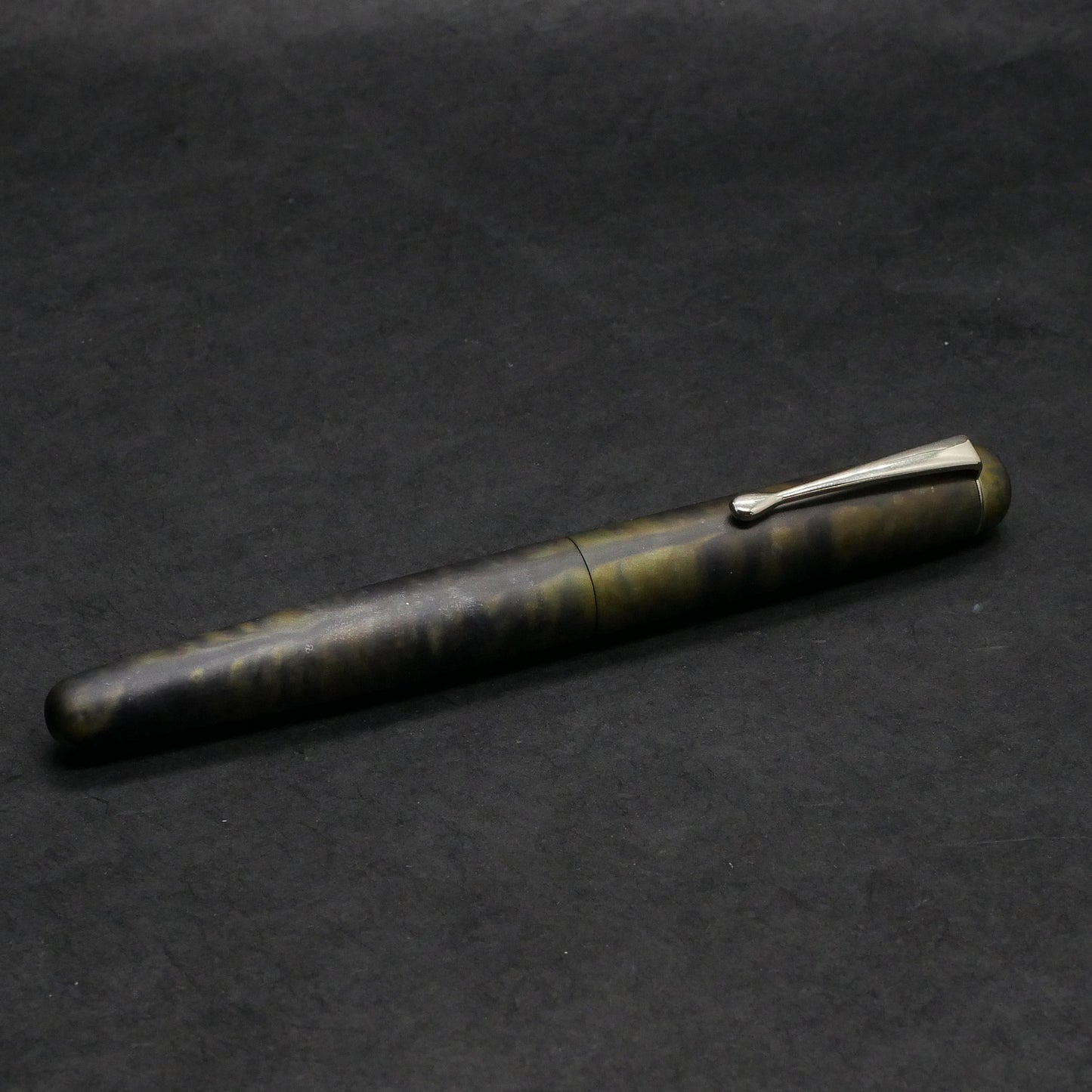 Majestic - Small - Ashley Anodized Aluminum Green Black - clip - #6 nib