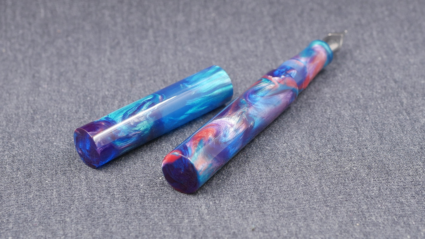Eastman - Medium - CORRL Blue Dreams resin - Jowo #6 nib