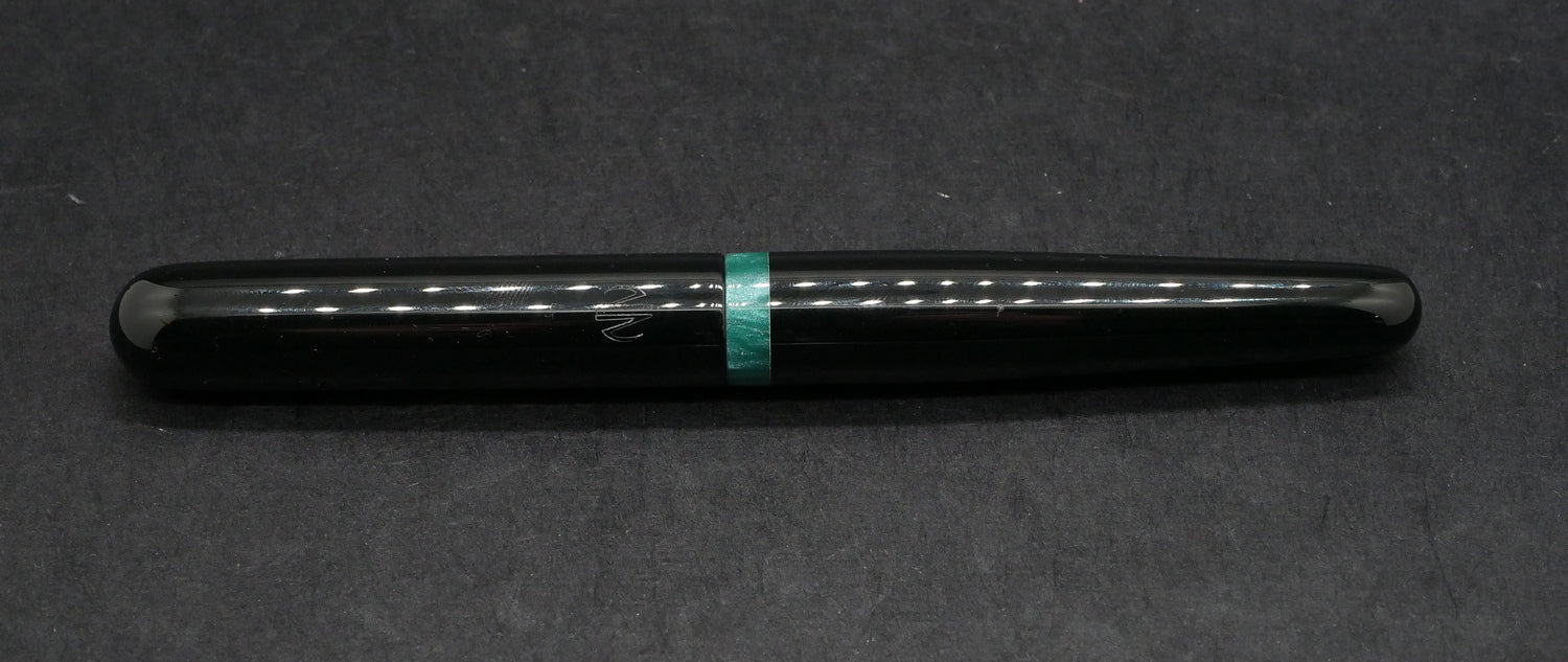 Majestic -Small – Black acrylic and D Squared Treefrog resin- #6 nib