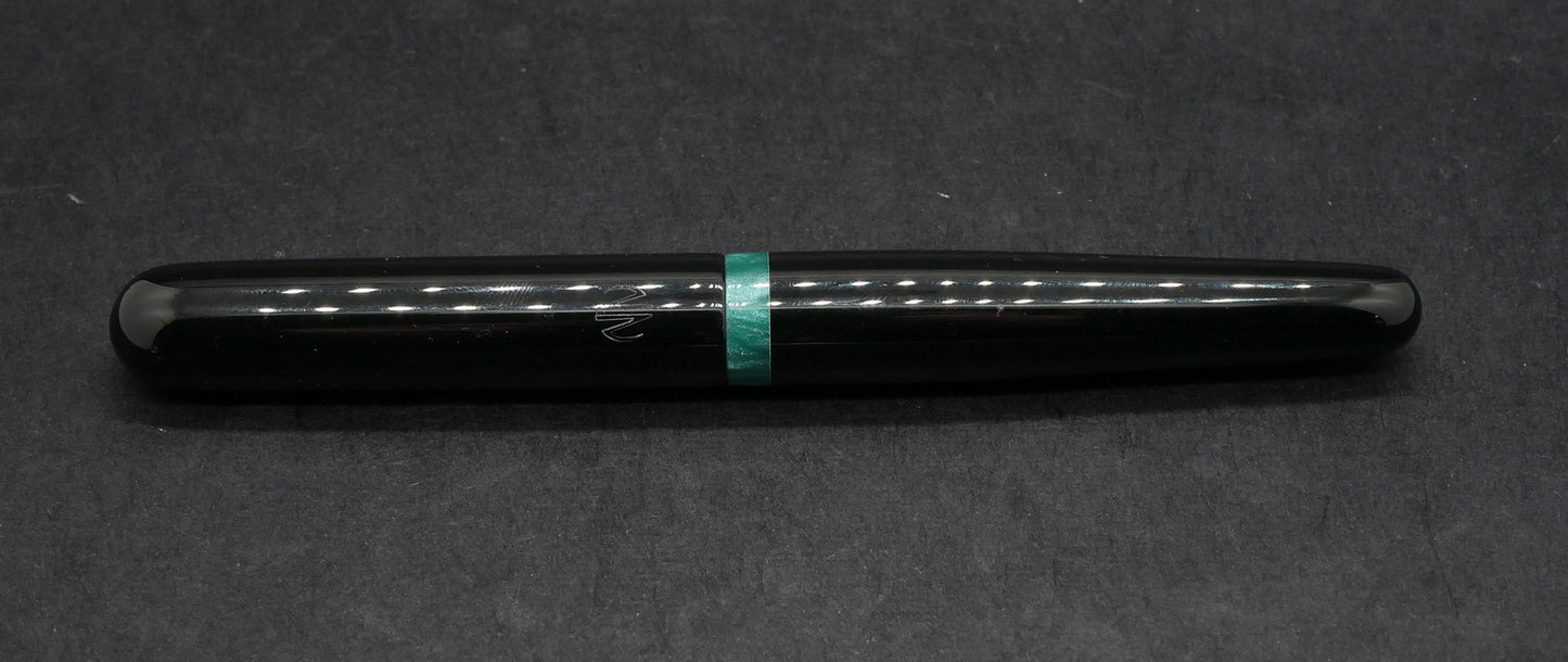 Majestic -Small – Black acrylic and D Squared Treefrog resin- #6 nib