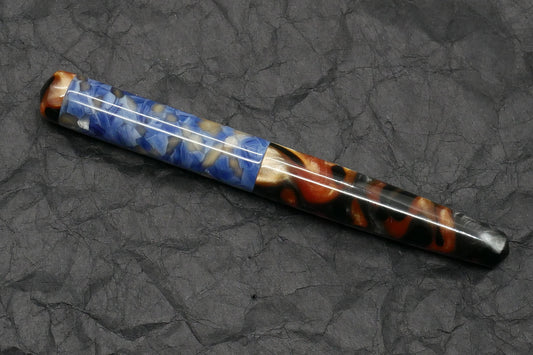 Moody - Medium - Prototype, acrylics - #6 nib