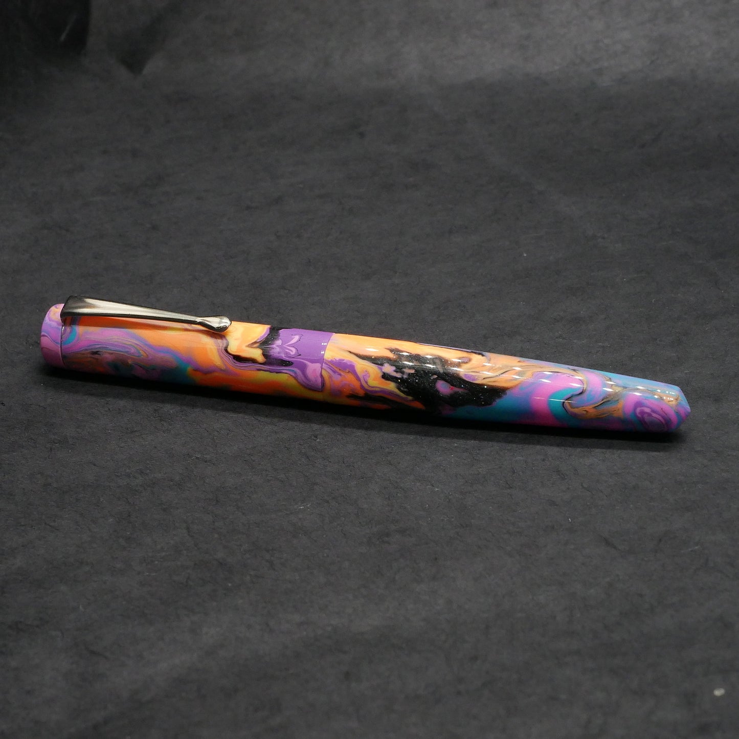 Moody -Small – Carolina Pen Co Hot 90s resin - #6 nib - clip