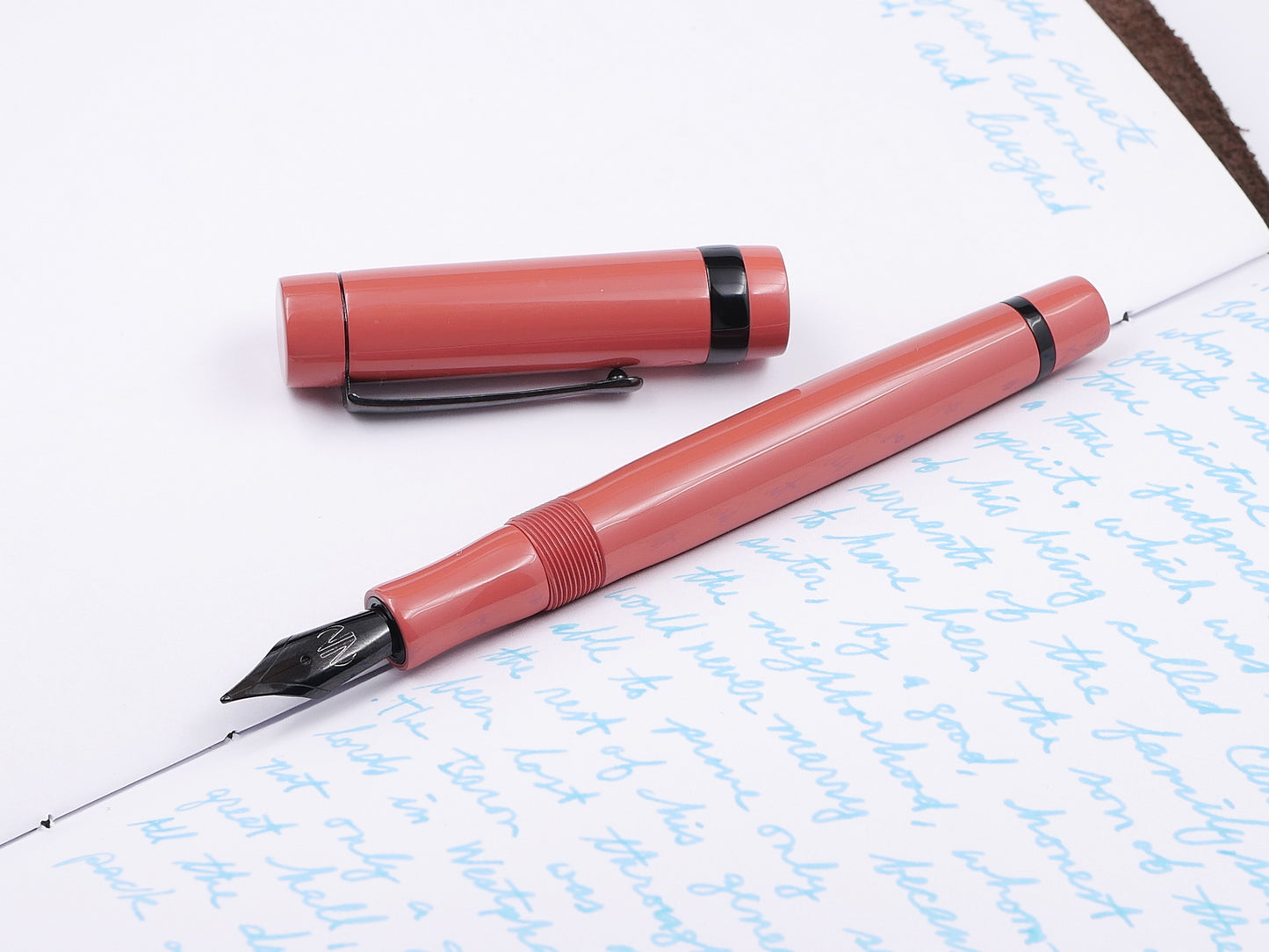 Orville - Small - SEM Orange and Black ebonites, clip, Jowo #6 nib