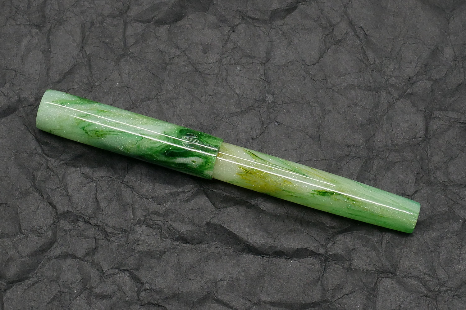 Orville - Medium – Eel & Anchor Vintage Green resin - 2 - #6 nib