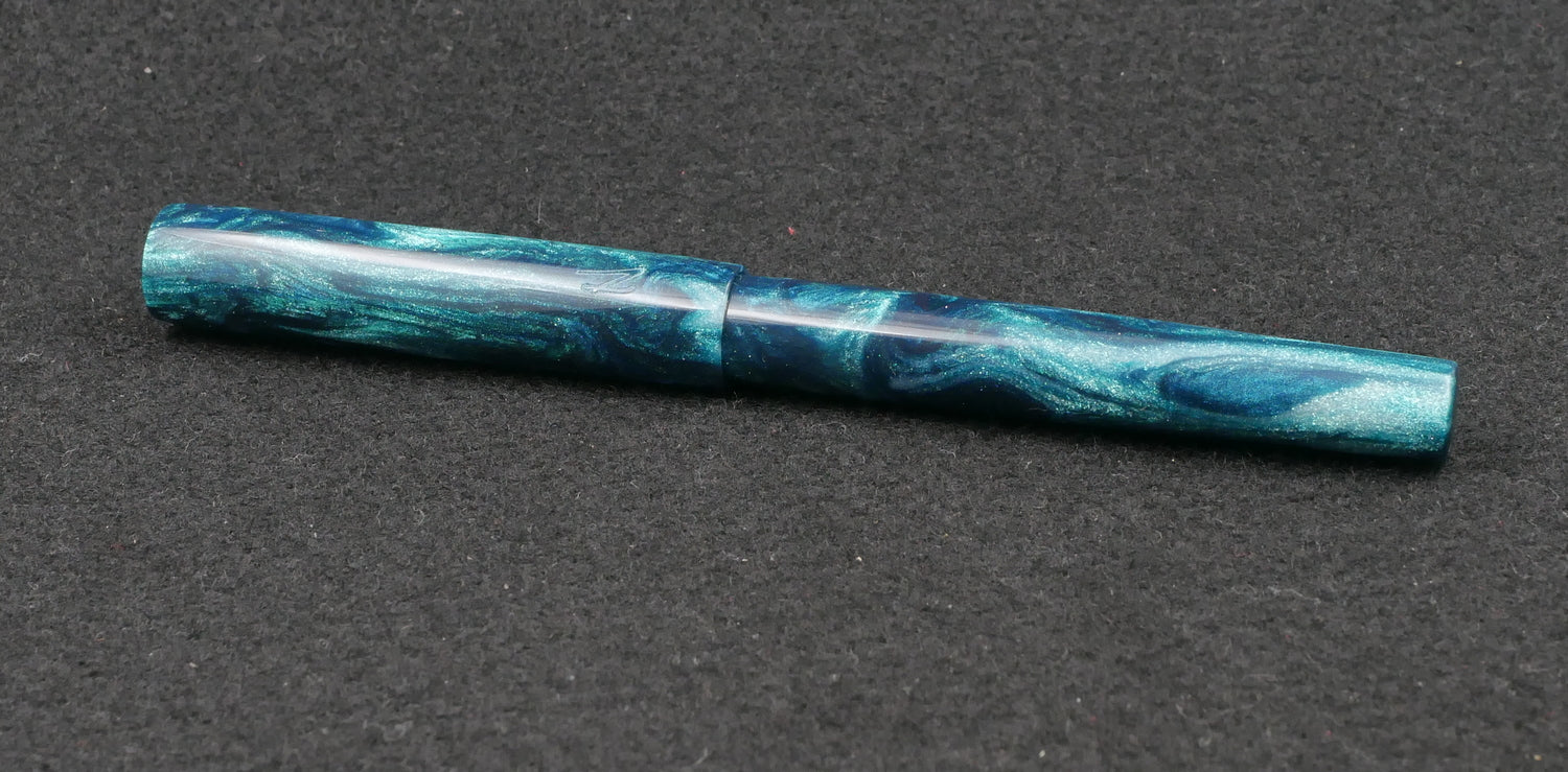 Orville - slim - Brooks Dark Teal resin - #6 nib