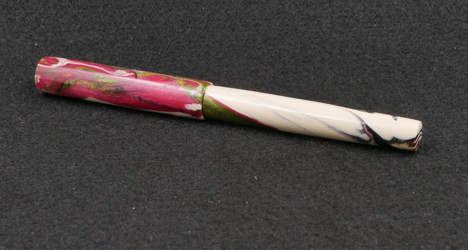 Orville - slim - Brooks Ivory Roses resin - #6 nib