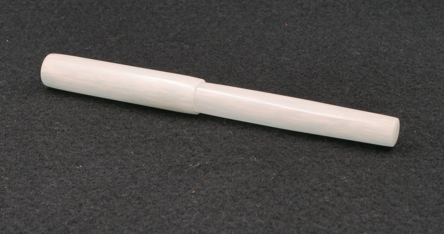 Orville - slim - D Squared Arts Pink Pearl resin - #6 nib