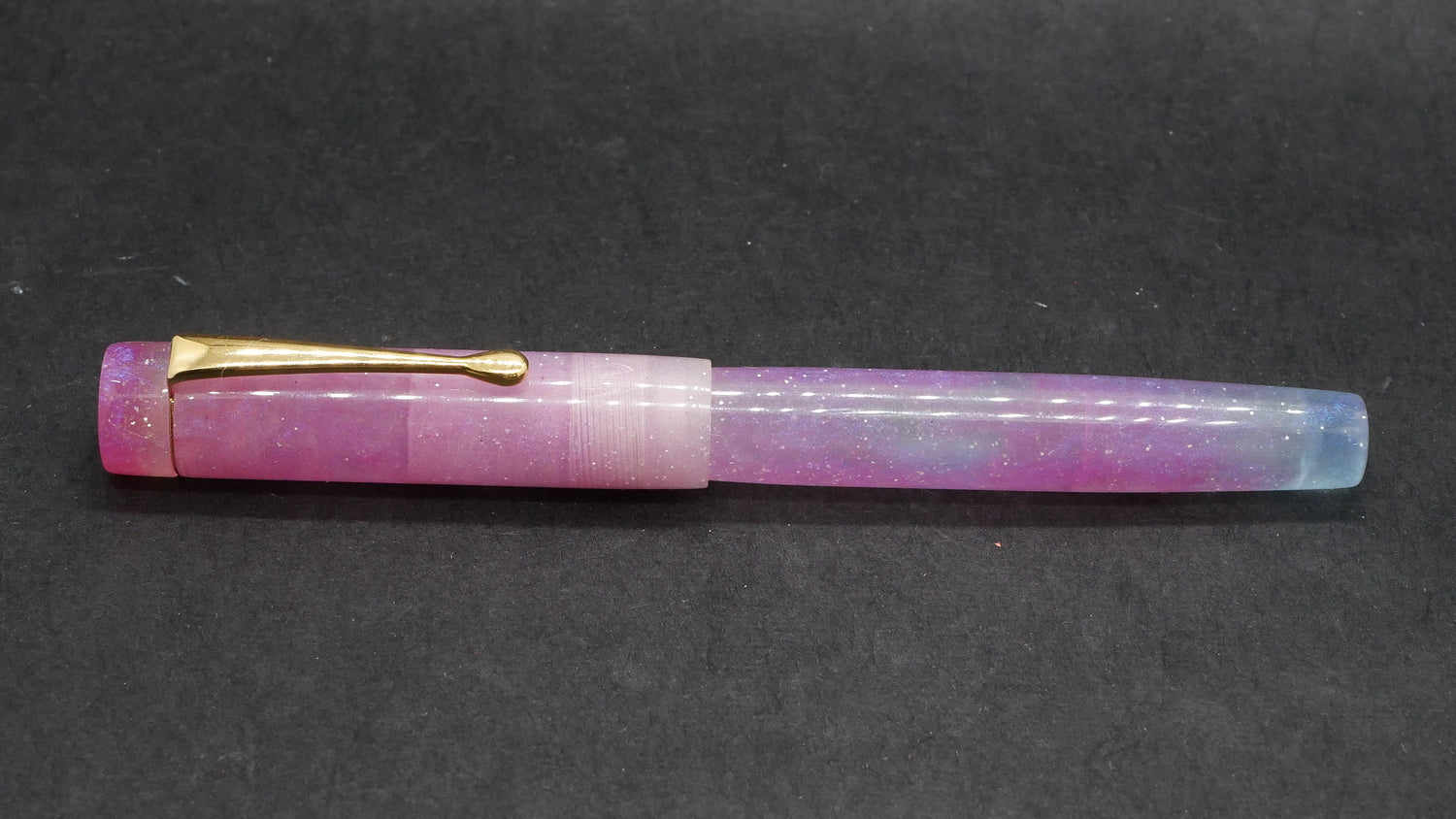 Orville - small - D Squared Arts Glowstix resin - clip - #6 nib