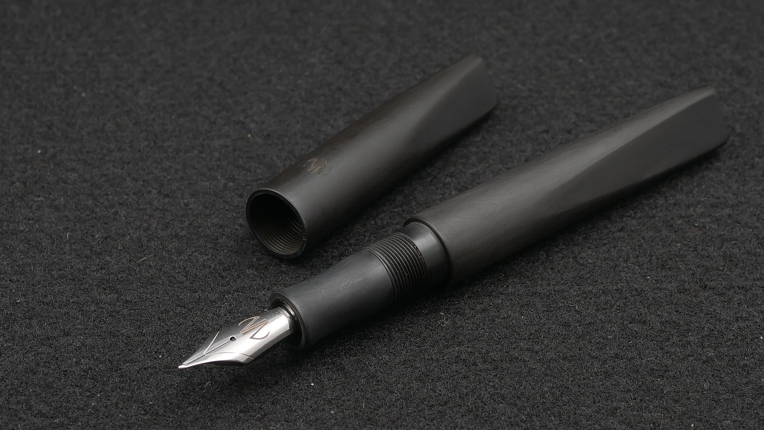 Prospector - Small -  Nikko Matte Black ebonite - Jowo #6 nib