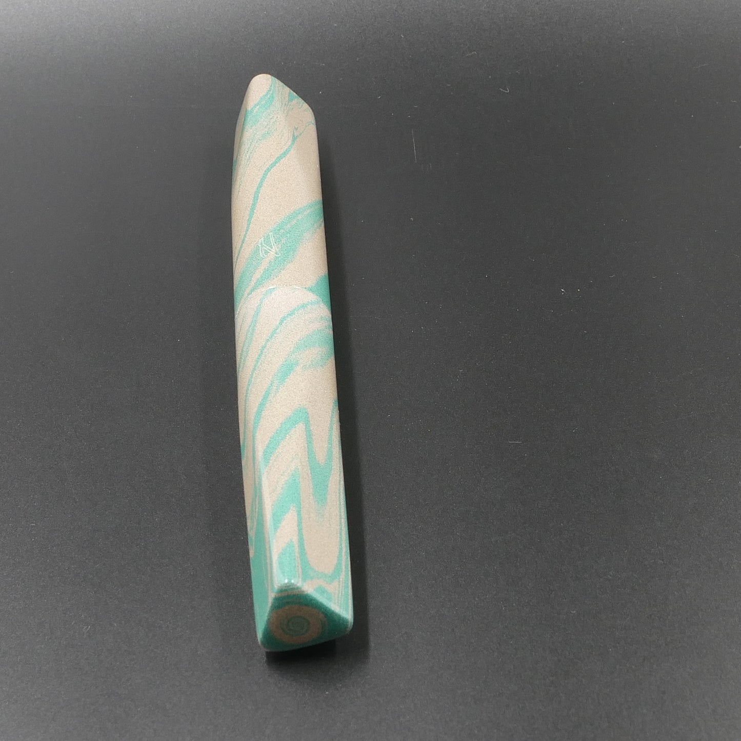 Prospector - Medium - Nikko Green and White ebonite - Jowo #6 nib