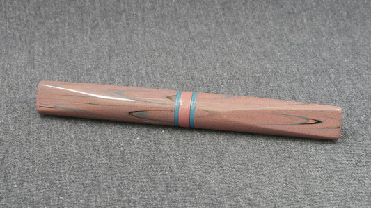 Prospector - Medium - NIKKO soft pink ripple, blue and pink ebonites- Jowo #6 nib