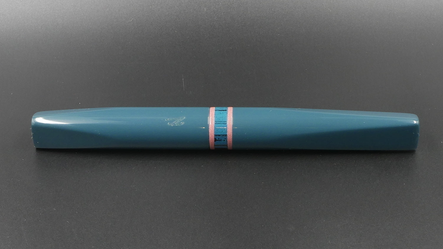 Prospector - Medium - SEM Achat blue & Nikko pink ebonites - Jowo #6 nib