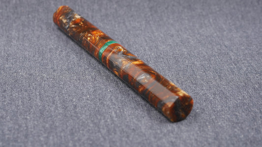 Shinobi - medium - Muttblank Brown and Green resins - Jowo #6