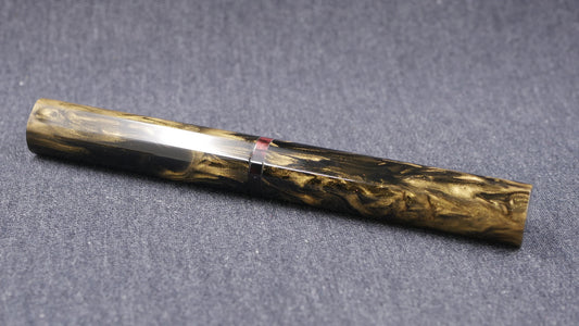 Shinobi - medium - CORRL Black Gold and Red Black resins - Jowo #6