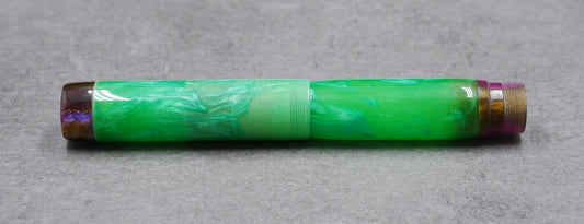 Como - Medium - D Squared Green and Purple/Gold resin - #6 nib