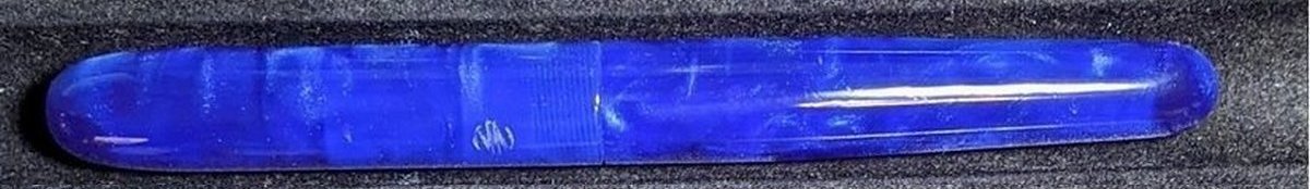 Majestic - small - Blue Marbled acrylic- #6 nib -