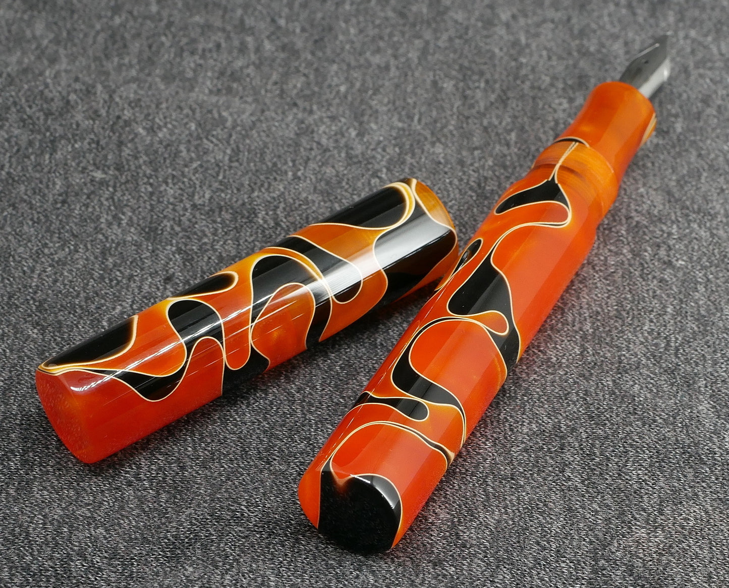 Eastman -Large –Halloween swirl acrylic - #6 nib