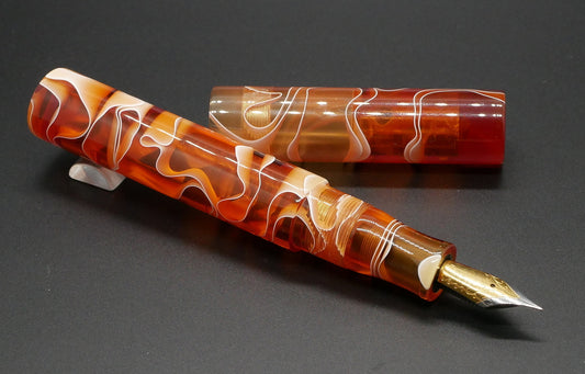 Eastman -Large– Amber Water acrlyic - #6 nib