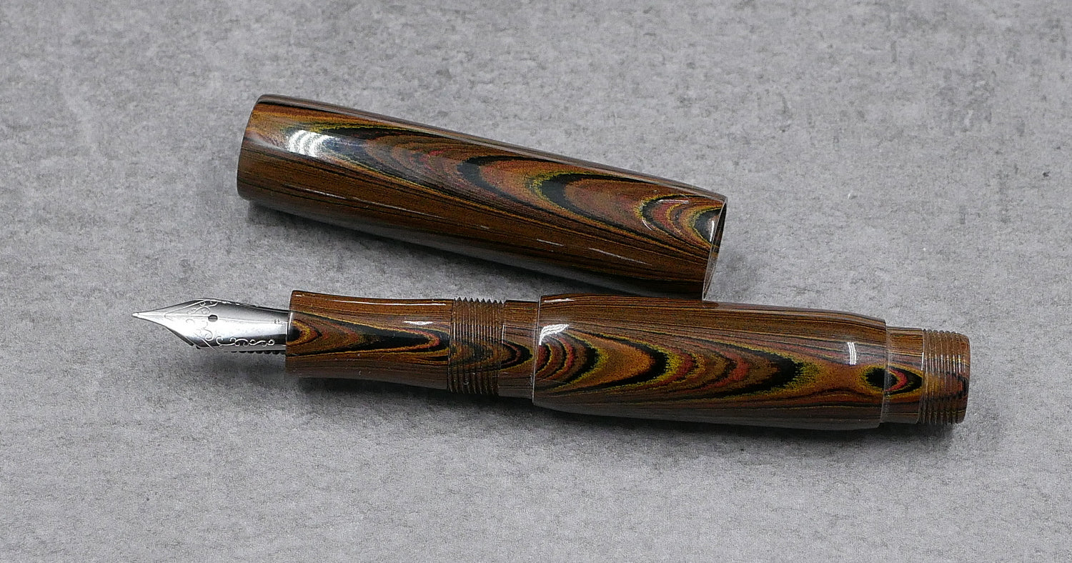 Como - Slim - Nikko Autumn 3 ripple swirl - #5 nib