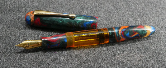 Sumpter - Medium - Corrl Creatons Holi resin - syringe - clip - #6 nib