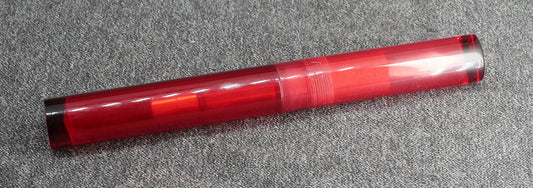 Eastman - Small - Clear red and solid red acrylic - Bock #6 nib