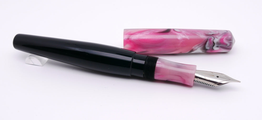Elizabethan - Small- Corrl Creatons Lupine and black acrylic- #6 nib