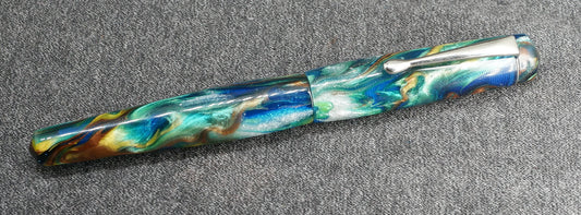 Elizabethan - Small – Corrl Creatons Belize Cenote - clip - #6 nib