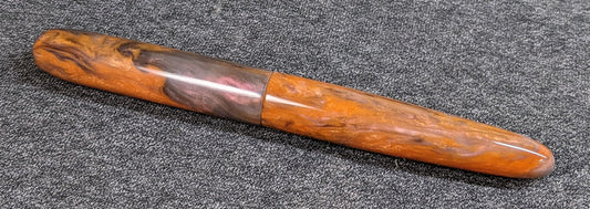 Majestic - Medium - D Squared Orange Abalone resin - #6 nib -