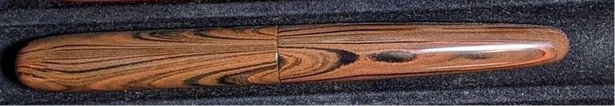 Majestic - small - Antique Orange ebonite - #6 nib -