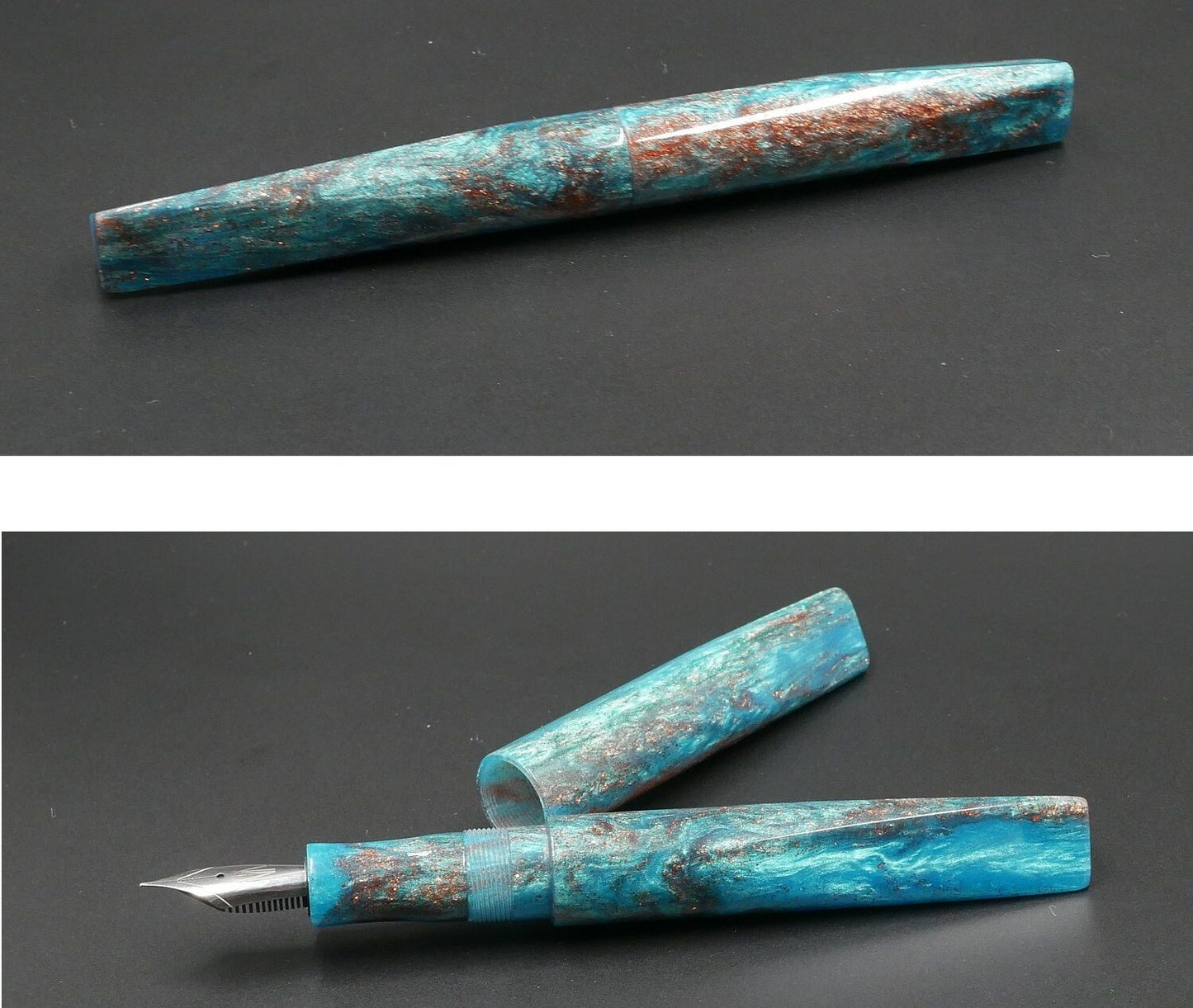 Prospector - Medium – X Craft Pixel Blue resin - #6 nib