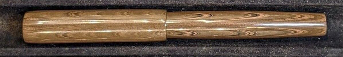 Orville - Small - Pink ripple ebonite - #6 nib -