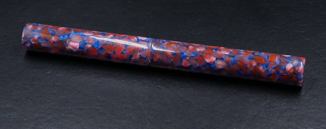 Eastman -Small – Blue Cherry pebble fleck - #6 nib