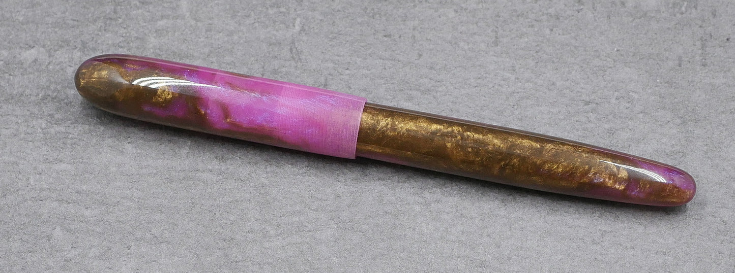 Sumpter - Slim - D Squared Purple Gold resin - #5 nib