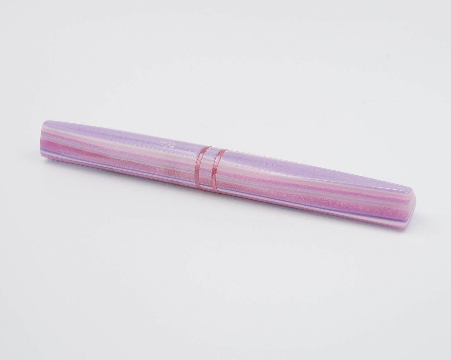 Prospector - Medium - D Squared Arts Candy Stiper & Solid Pink resins - Jowo #6 nib