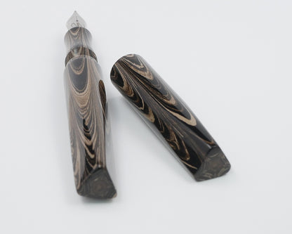 Prospector - Small - Nikko Black and White ebonite - Jowo #6 nib