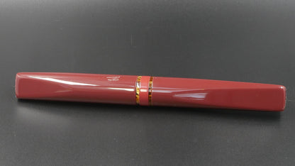 Prospector - Medium - Corrl Creations Urushi Red and Tortoise resins - Jowo #6 nib