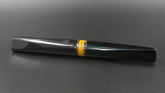 Prospector - Medium - Nikko Autumn lines and Solid black ebonite - Jowo #6 nib