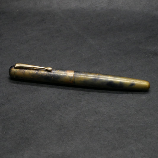 Majestic - Small - Ashley Anodized Aluminum Gold and Black - clip - #6 nib