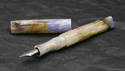 Prospector - Medium - D Squared Arkansas Abalone resin - #6 nib