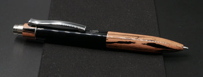 Preston Ballpoint - Beige ebonite, black acrylic