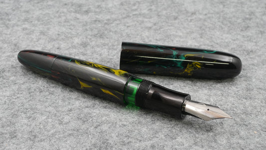 Majestic - Large - Corrl Guinea Bissau yellow v1- piston - Bock 380 #8 nib