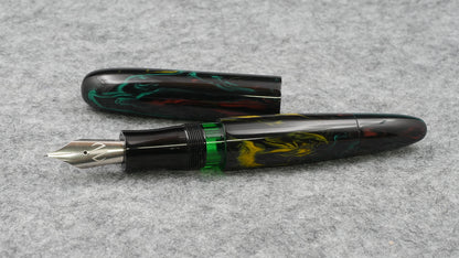 Majestic - Large - Corrl Guinea Bissau yellow v1- piston - Bock 380 #8 nib