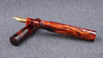Eastman - Medium - CORRL Blood Orange resin - Jowo #6 nib