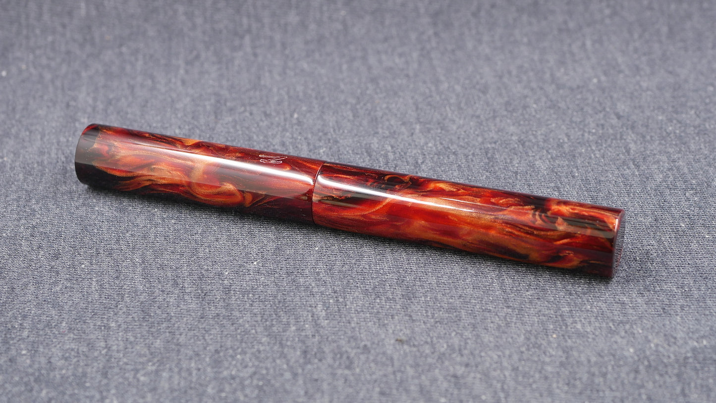 Eastman - Medium - CORRL Blood Orange resin - Jowo #6 nib