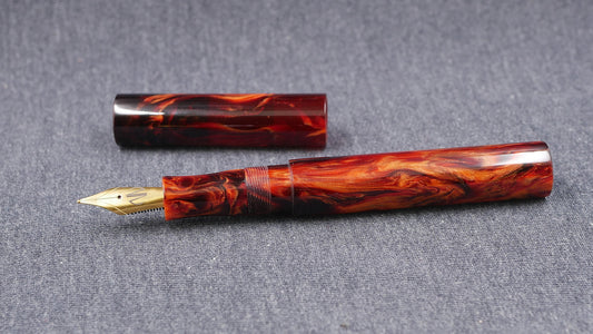 Eastman - Medium - CORRL Blood Orange resin - Jowo #6 nib