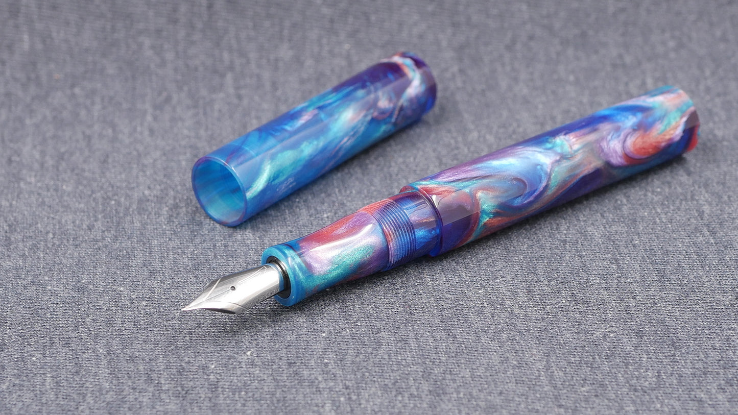 Eastman - Medium - CORRL Blue Dreams resin - Jowo #6 nib