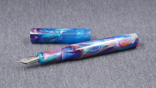 Eastman - Medium - CORRL Blue Dreams resin - Jowo #6 nib