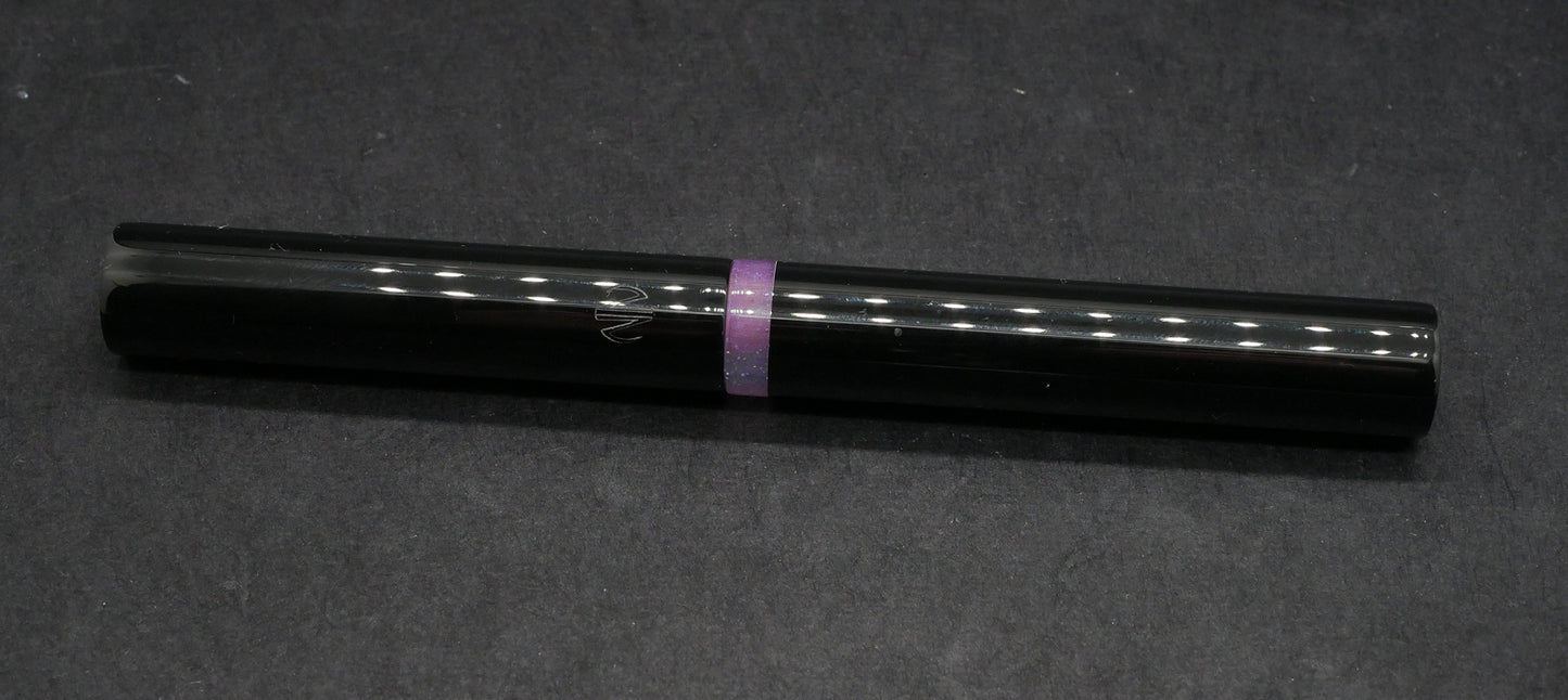 Eastman -Small – Black acrylic and D Squared Glowstix resin- #6 nib